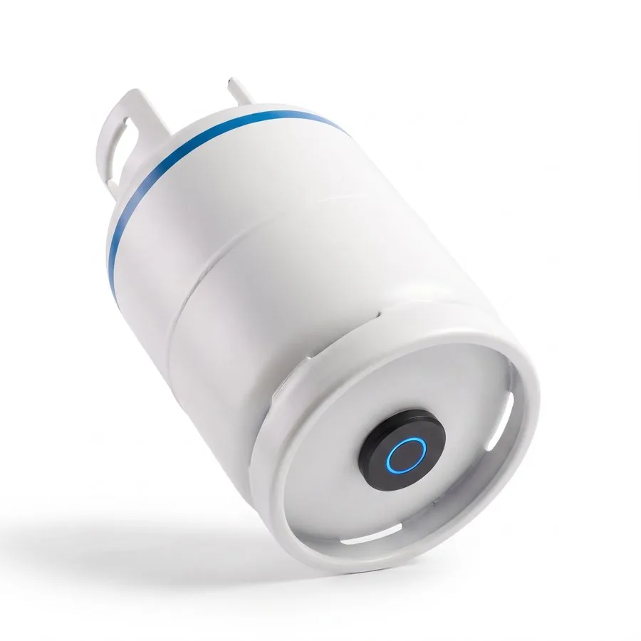UltraSense fitted under a gas cylinder